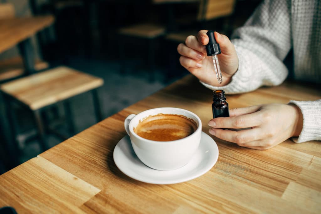 CBD as antidepressant dosing in coffee