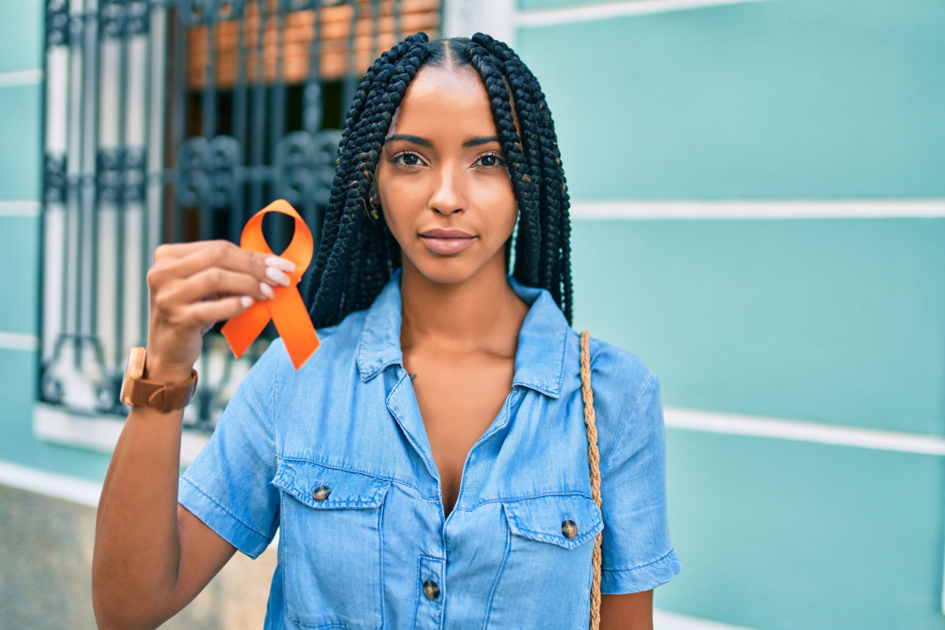 Multiple Sclerosis Ribbon Orange