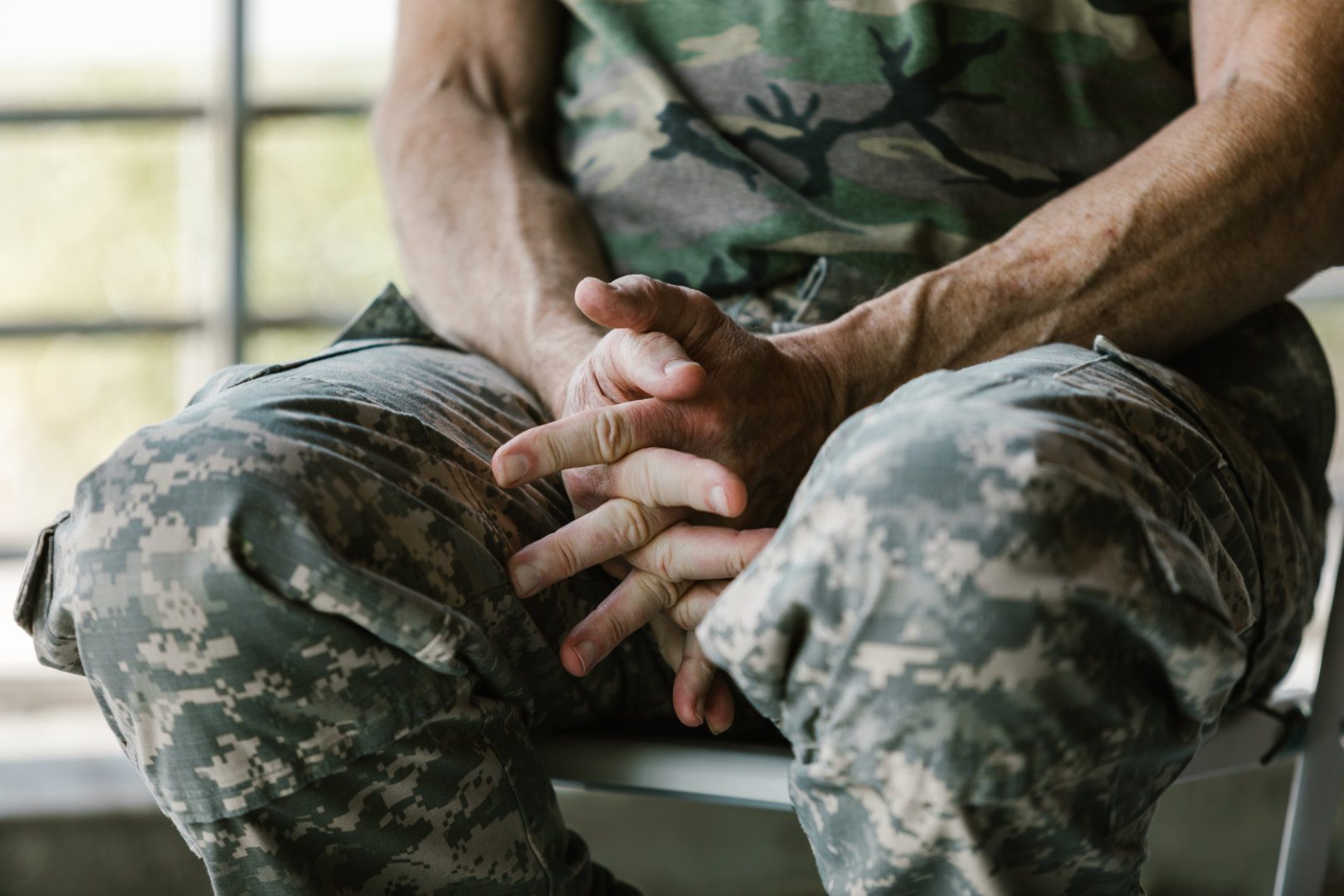 Army veteran in PTSD group