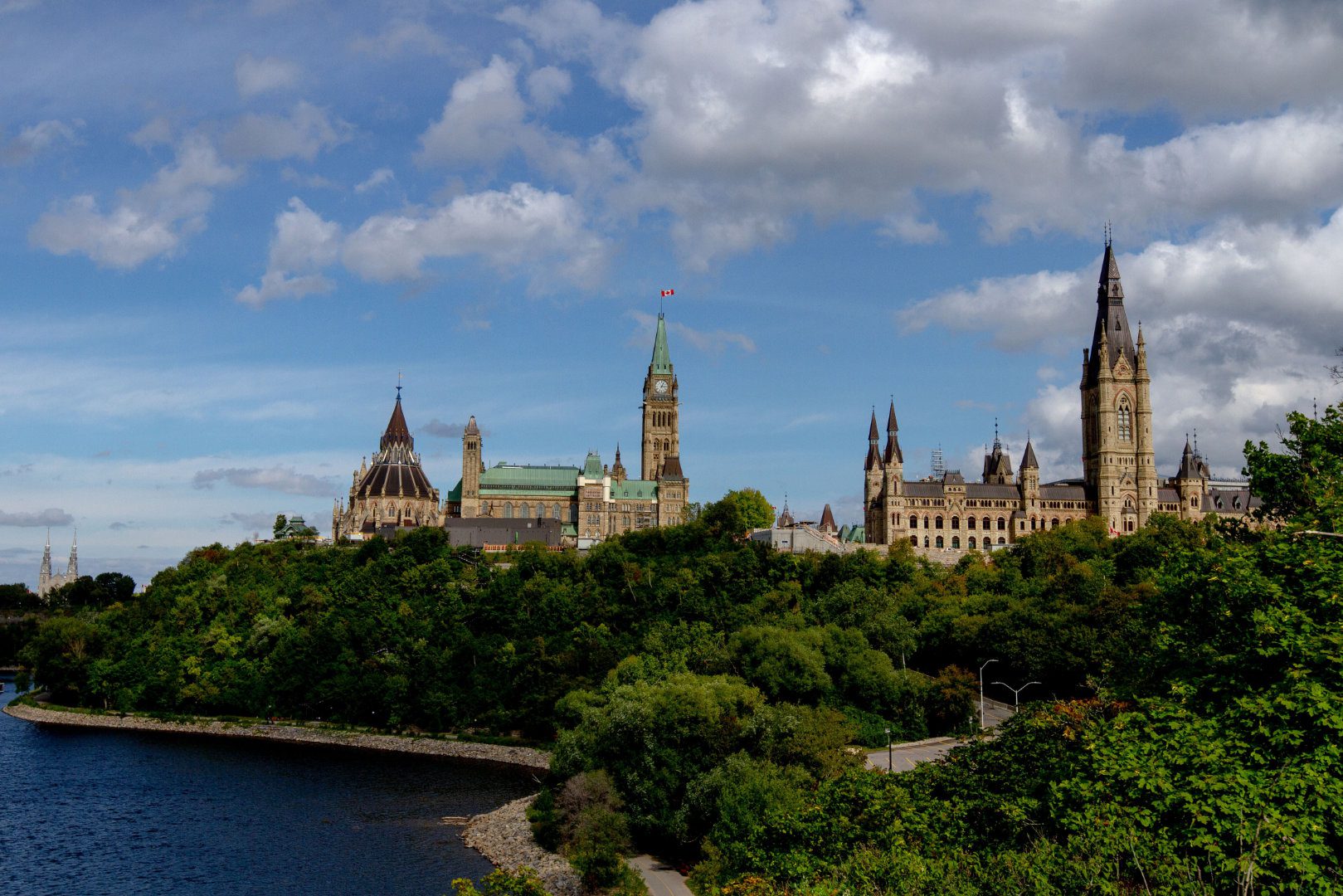 View of the canadian Parliament