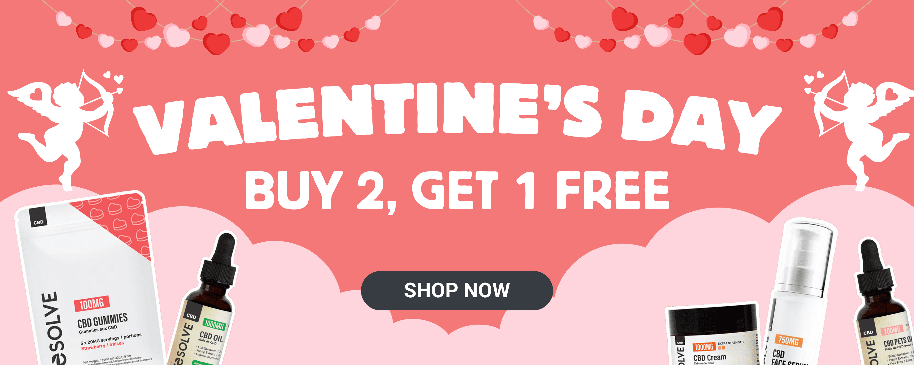 Valentine CBD sale 2025