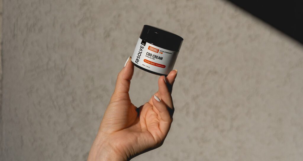 Shop ResolveCBD Pain Cream for pain relief in Canada