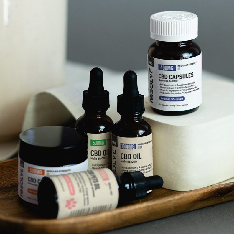 ResolveCBD products in Canada